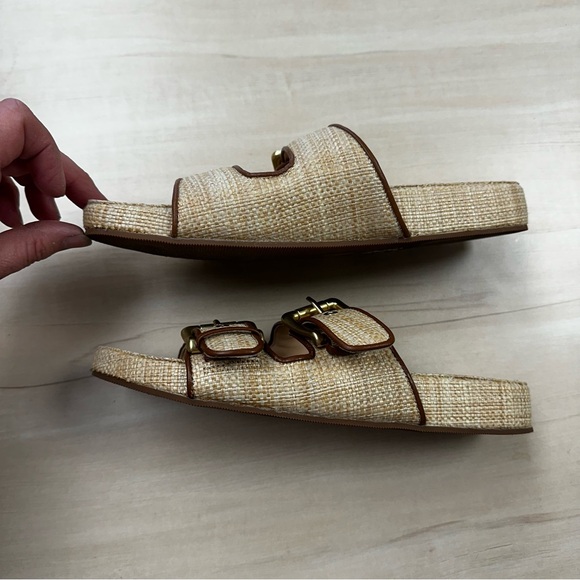 J. Crew Tan and Gold Buckle Sandals - Picture 11 of 11